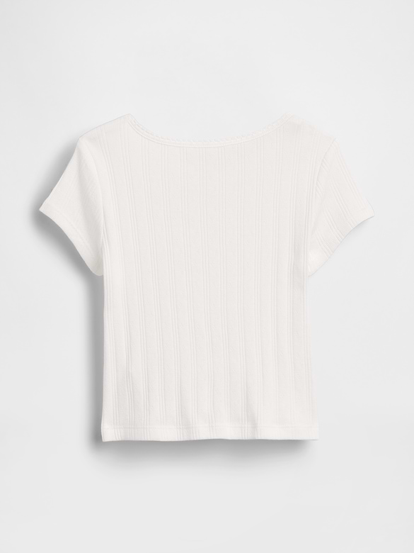 Baby & Toddler Pointelle Rib T-Shirt