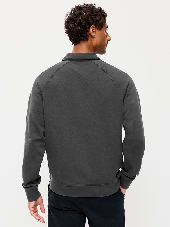 Workwear Collared Fleece Chore Pullover