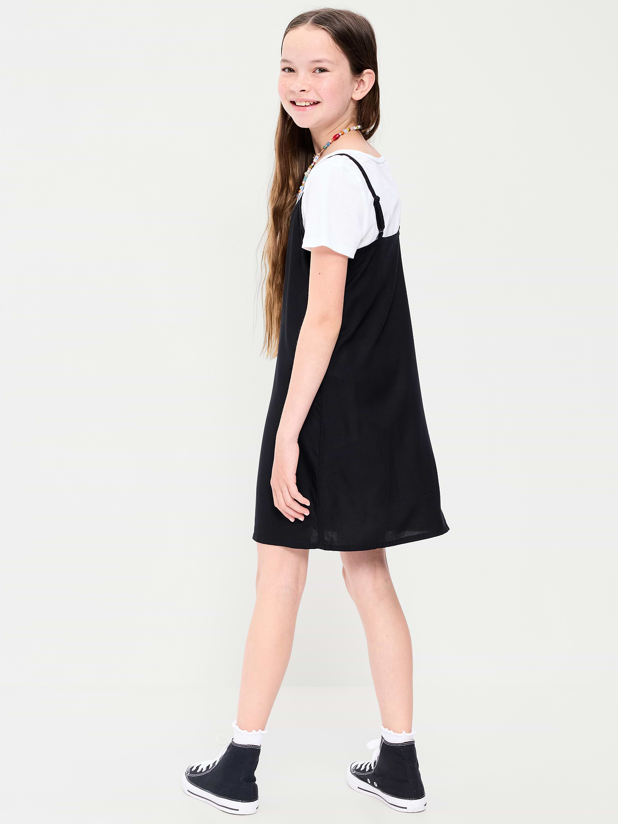 Image number 2 showing, Short-Sleeve Graphic T-Shirt and Dress Set for Girls