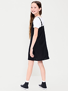 Image number 2 showing, Short-Sleeve Graphic T-Shirt and Dress Set for Girls