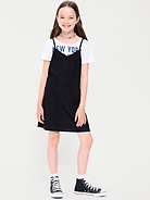 Image number 1 showing, Short-Sleeve Graphic T-Shirt and Dress Set for Girls