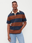Image number 1 showing, Striped Rugby Polo