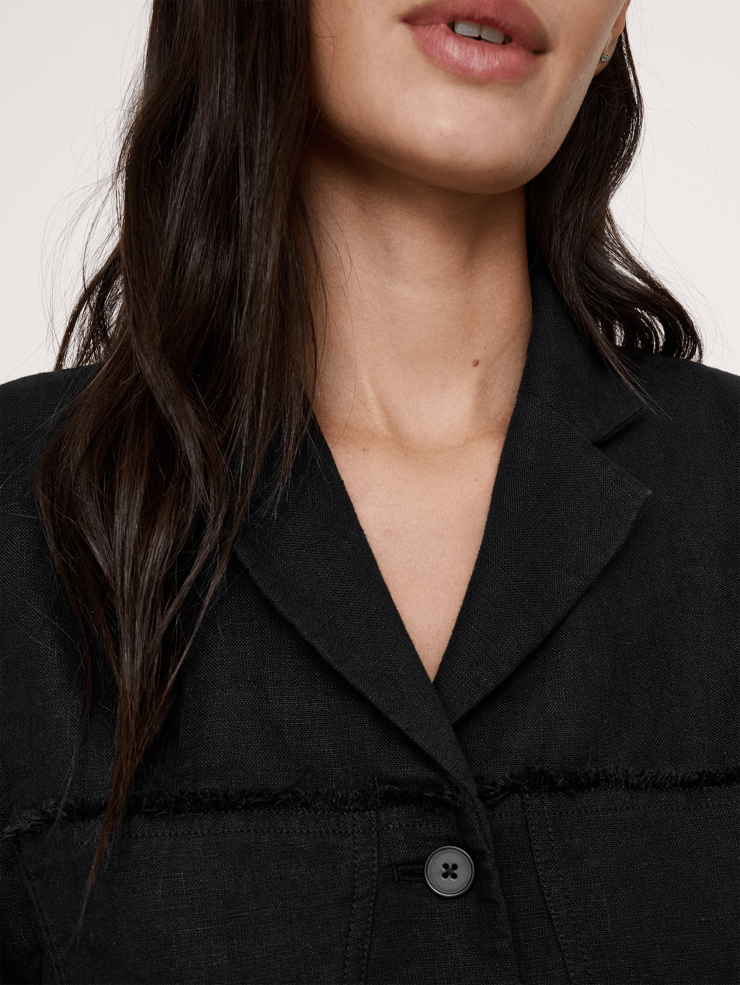 Image number 8 showing, Fringe Linen Blazer