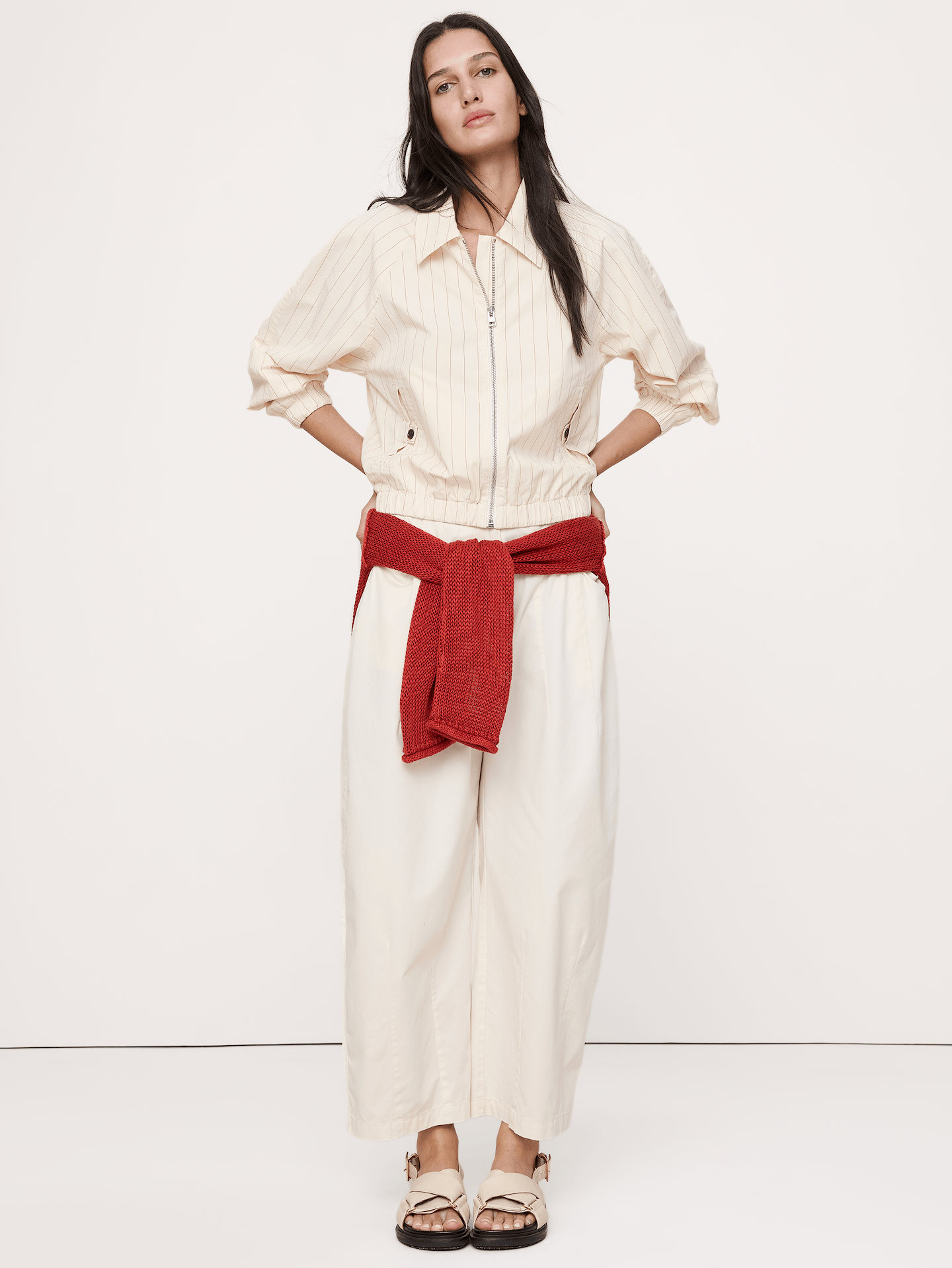 Image number 7 showing, Cotton Poplin Bomber Jacket