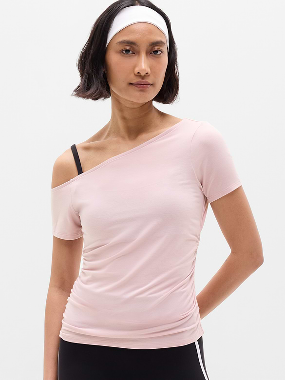 Move With Ease One Shoulder Tee