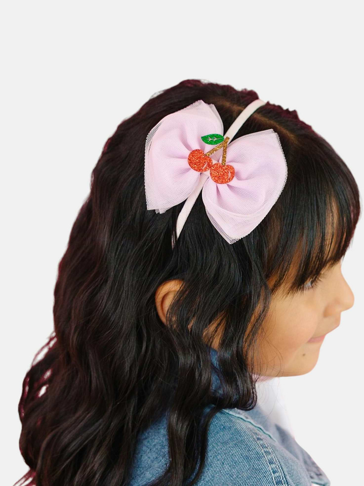 Image number 2 showing, Sweet Wink Tulle Bow Headband