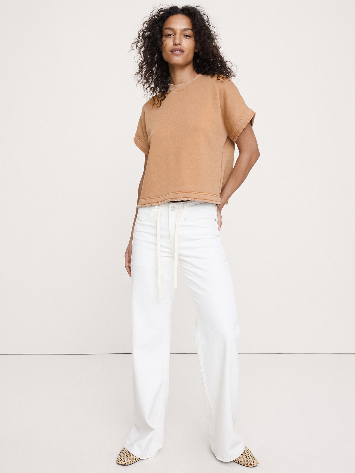 Terry Sweatshirt Tee | Banana Republic