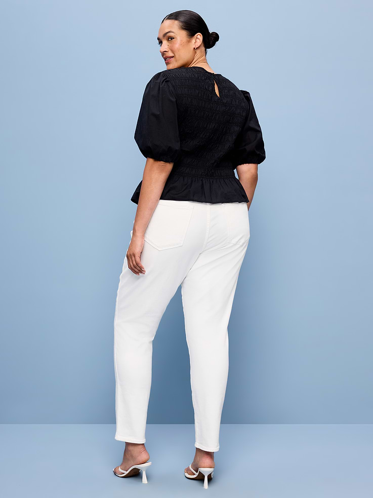 Image number 9 showing, High-Waisted Vintage Slim Jeans