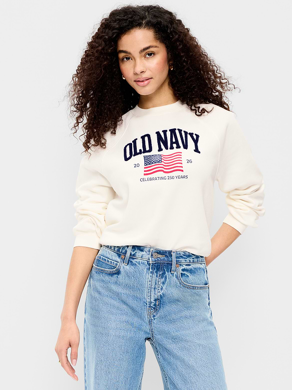 Flag Logo Graphic Sweatshirt