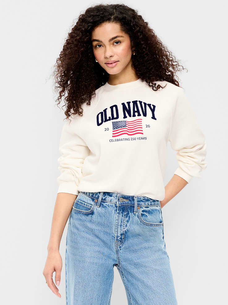 Image number 1 showing, Flag Logo Graphic Sweatshirt