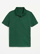 Image number 2 showing, School Uniform Jersey Polo Shirt for Boys