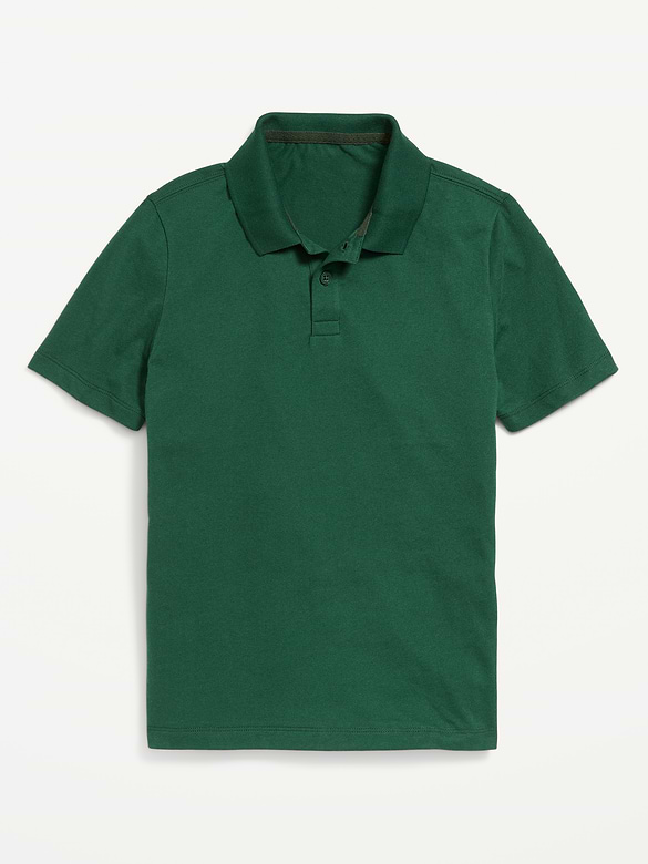 Polo d’uniforme scolaire en jersey pour Garçon