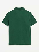 Image number 3 showing, School Uniform Jersey Polo Shirt for Boys