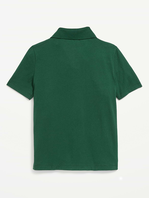 Polo d’uniforme scolaire en jersey pour Garçon