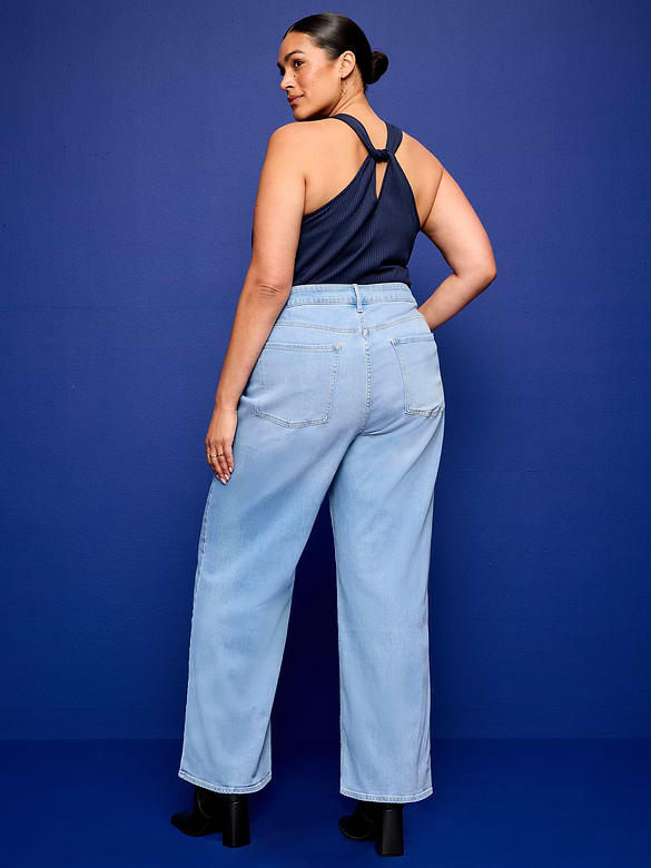 High-Waisted Wow Wide-Leg Jeans