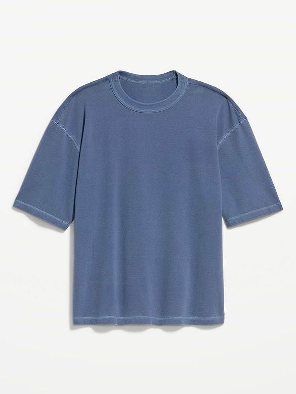 Garment-Dyed Heavyweight Cropped T-Shirt