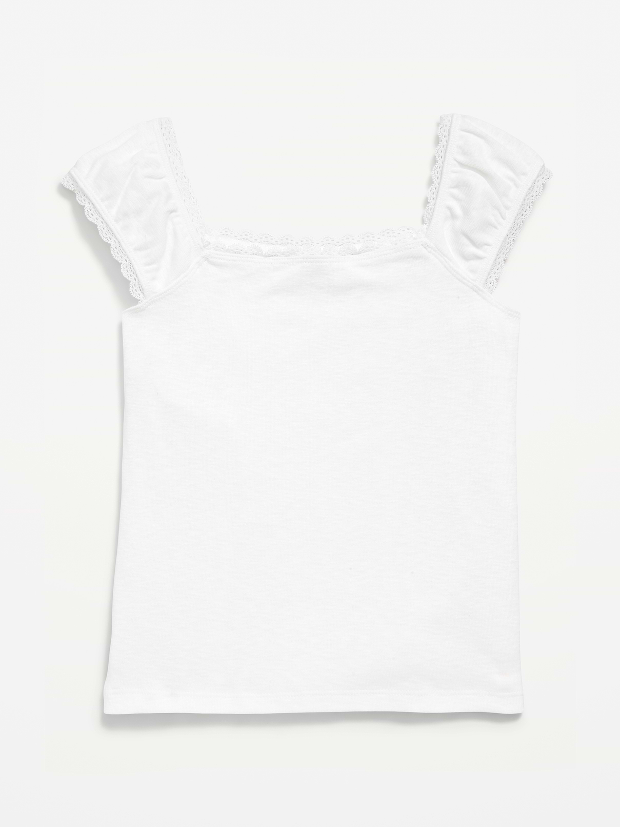 Image number 2 showing, Short-Sleeve Ribbed Top for Girls