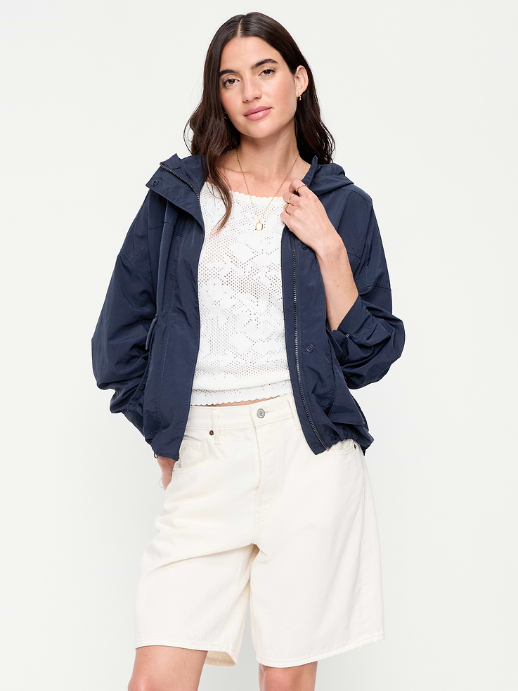 Image number 1 showing, Full-Zip Windbreaker