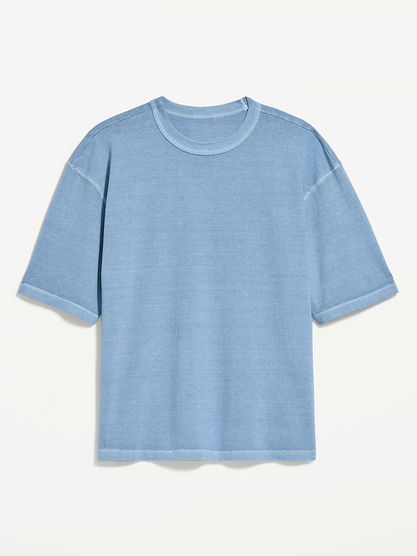 Garment-Dyed Heavyweight Cropped T-Shirt