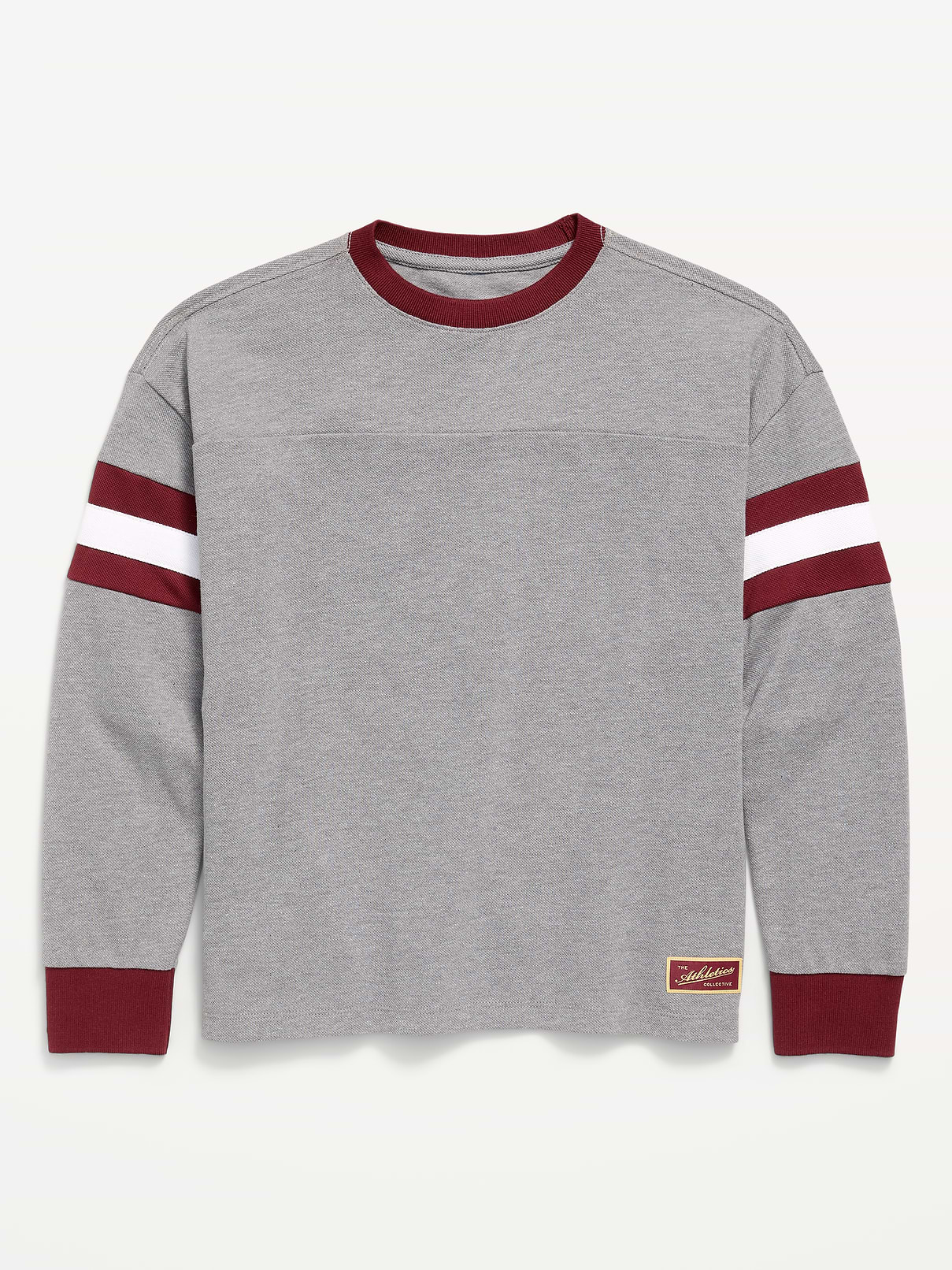 L'image numéro 1 présente T-shirt surdimensionné à imprimé à manches longues pour garçon