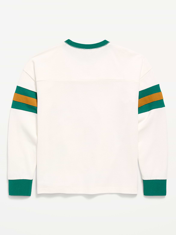 Oversized Long-Sleeve Graphic T-Shirt for Boys