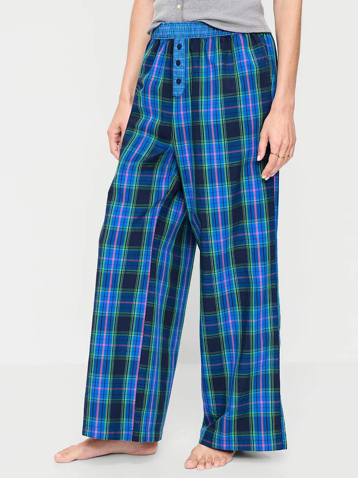 Image number 1 showing, Poplin Pajama Pant