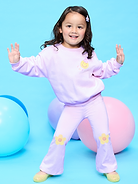 Image number 1 showing, Birthday Flared Leggings for Toddler Girls