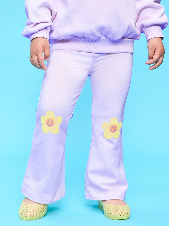 Birthday Flared Leggings for Toddler Girls