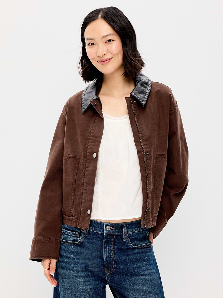 Image number 1 showing, Cropped Barn Jacket