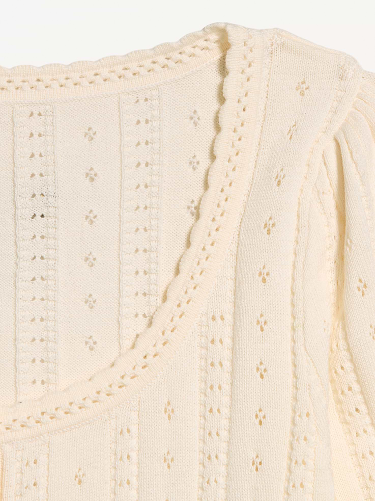 Image number 7 showing, Seaside Cotton Short-Sleeve Button-Down Sweater