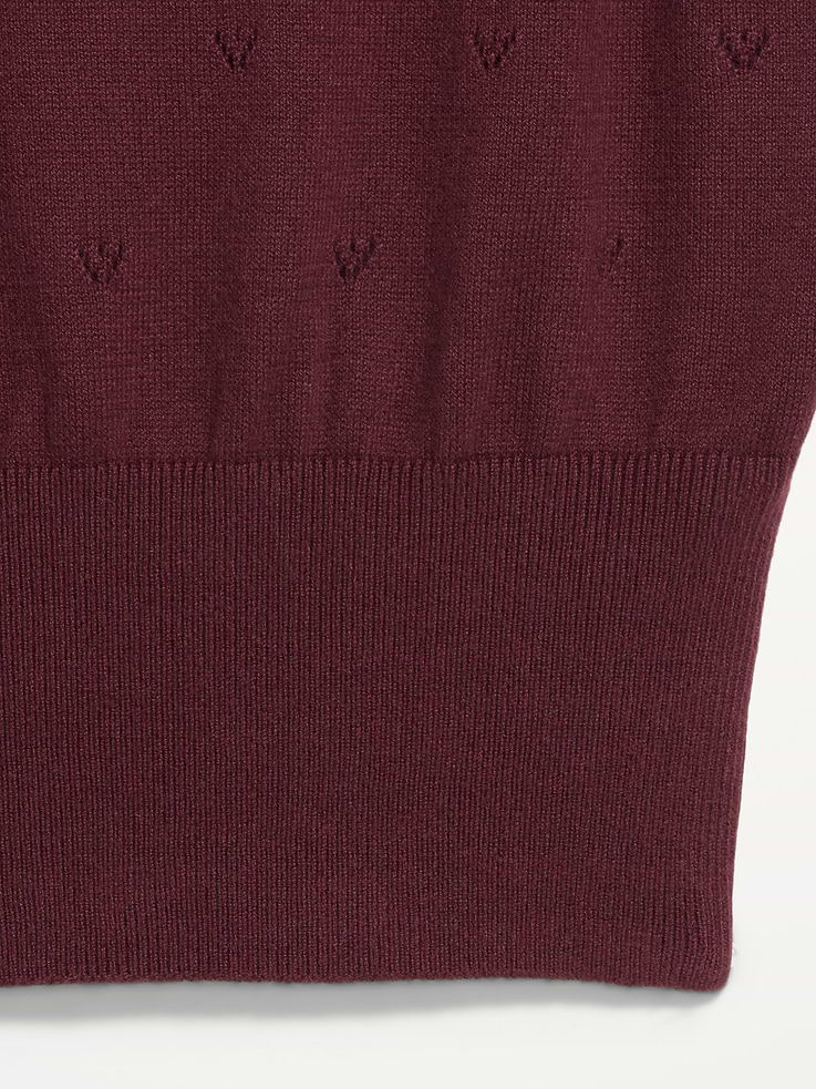 L'image numéro 6 présente Camisole nouée sur le devant en tricot pointelle de coton SoSoft