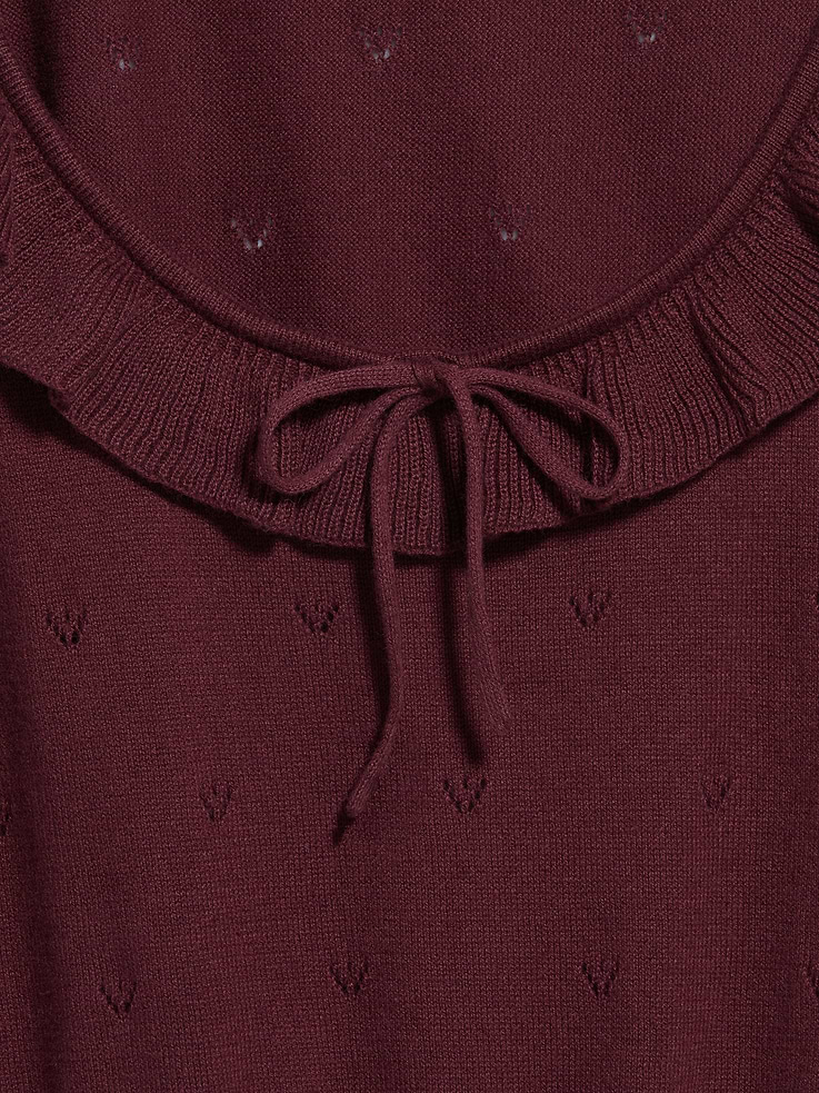 L'image numéro 5 présente Camisole nouée sur le devant en tricot pointelle de coton SoSoft