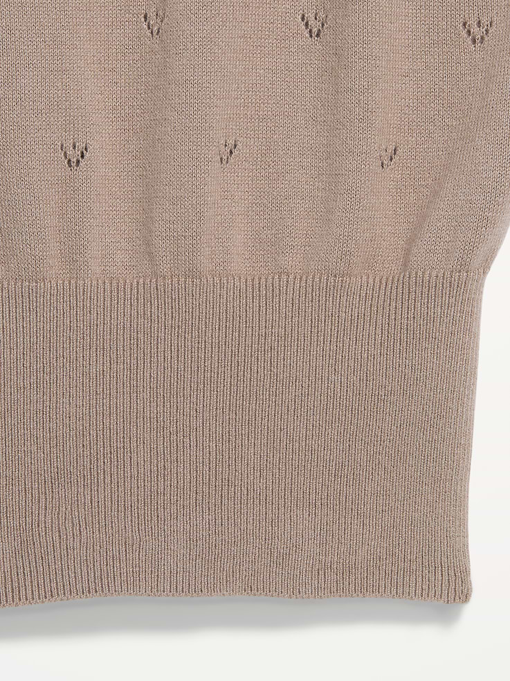 L'image numéro 6 présente Camisole nouée sur le devant en tricot pointelle de coton SoSoft
