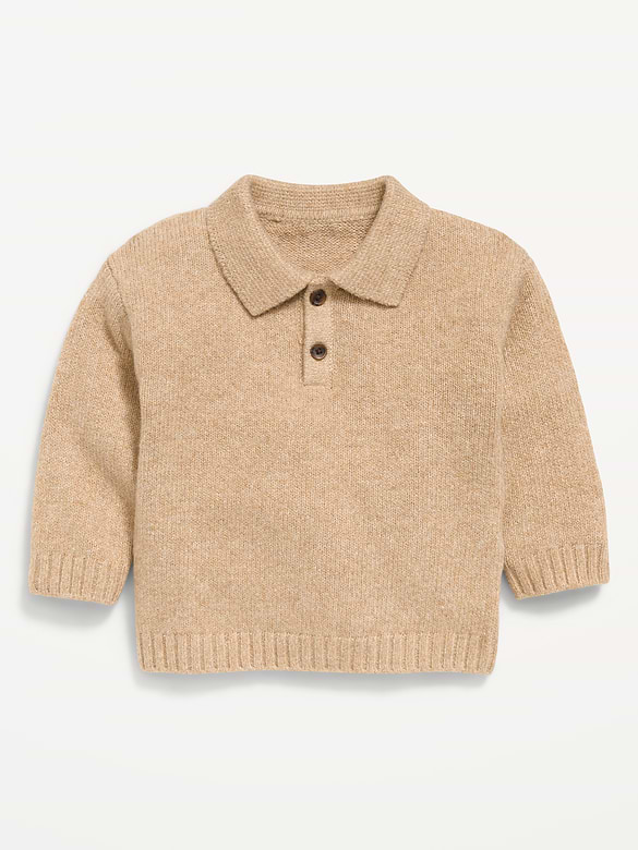 SoSoft Long-Sleeve Collared Sweater for Baby
