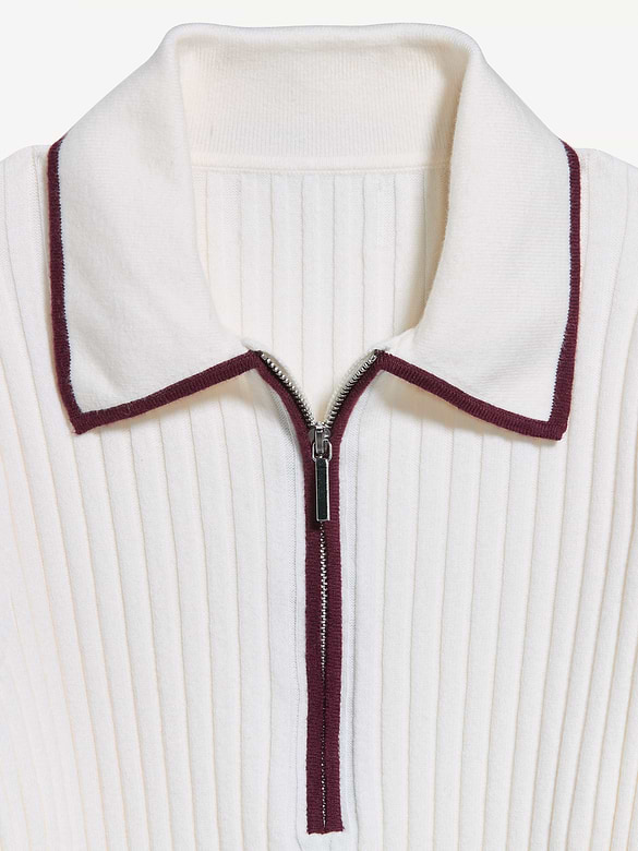 Long-Sleeve Half-Zip Top
