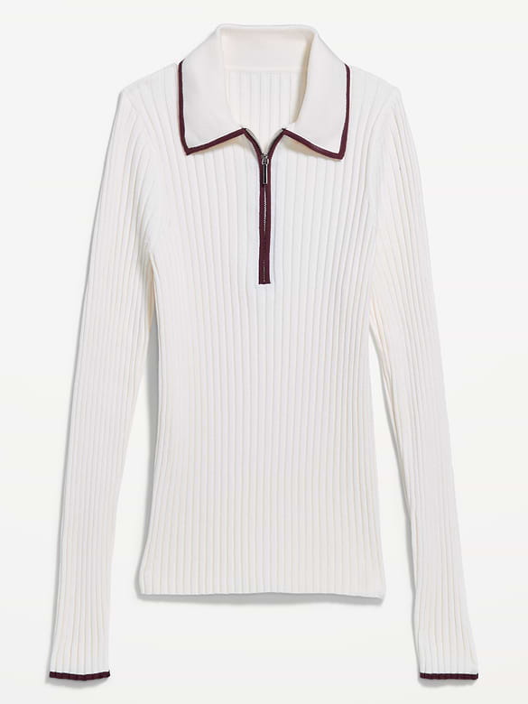 Long-Sleeve Half-Zip Top