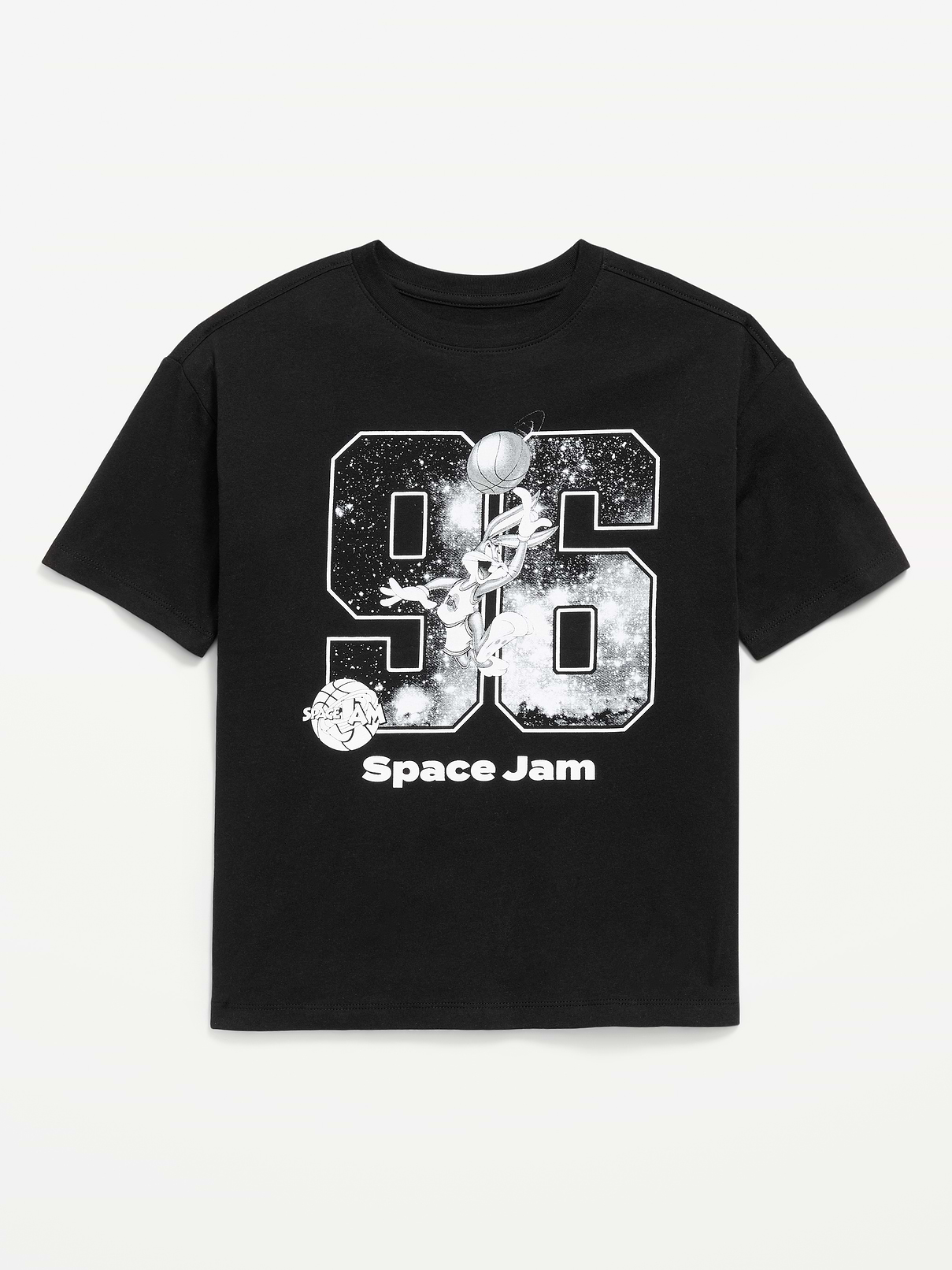 L'image numéro 1 présente T-shirt surdimensionné à imprimé Space Jam™ unisexe pour enfant