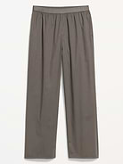 Image number 3 showing, Elastic-Waist Poplin Pajama Pant
