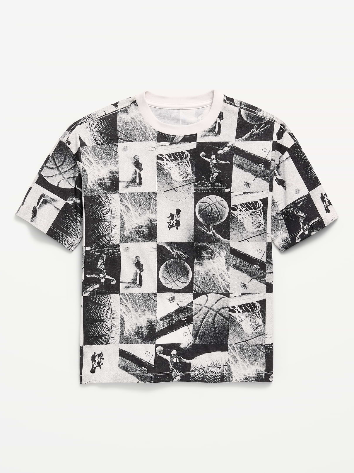Image number 1 showing, Oversized Short-Sleeve Graphic T-Shirt for Boys