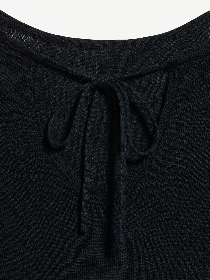 Image number 5 showing, Bell-Sleeve Keyhole Top