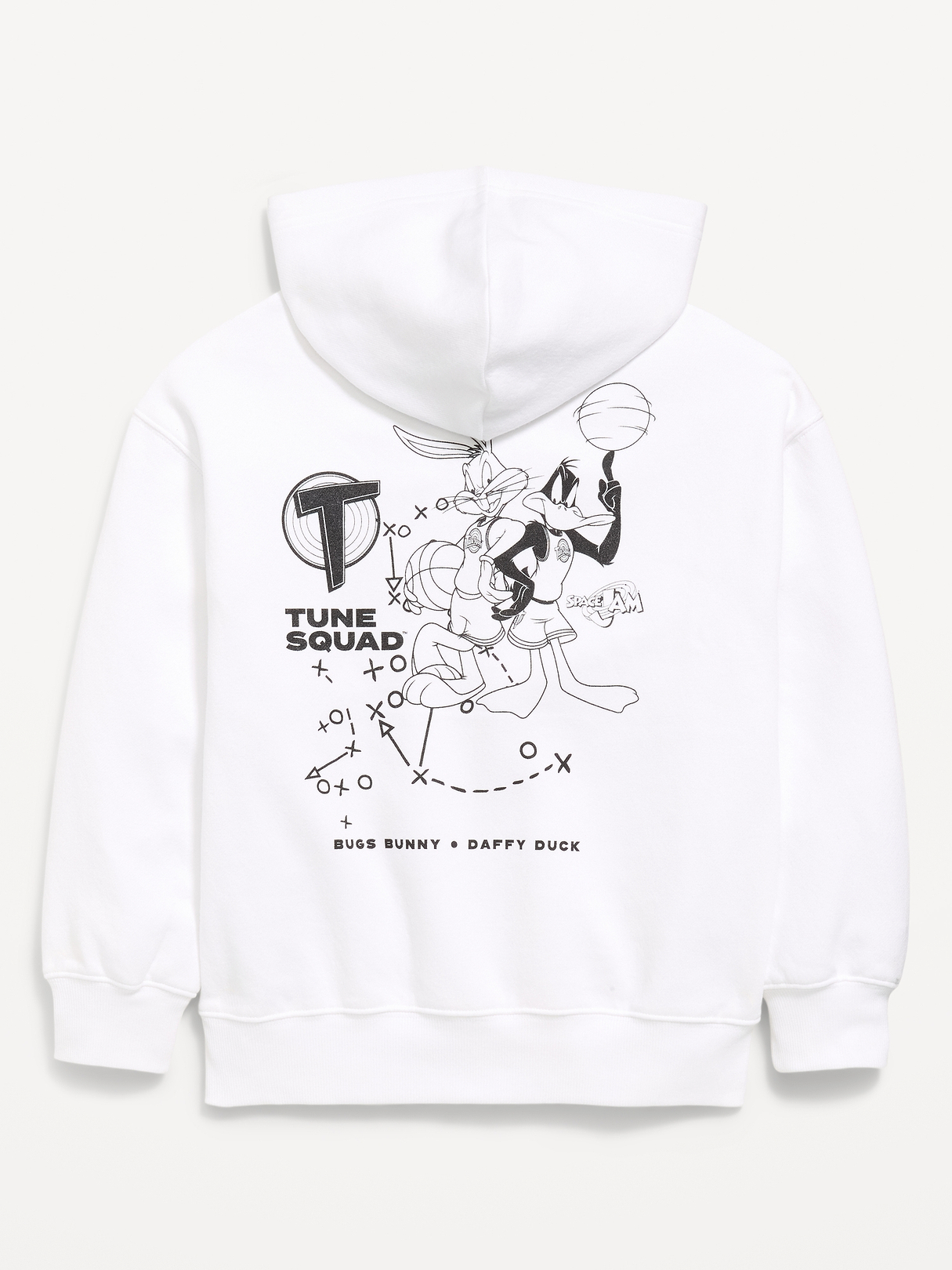 Space Jam™ Gender-Neutral Oversized Pullover Hoodie for Kids | Old Space Jam™ Gender-Neutral Oversized Pullover Hoodie for Kids | Old