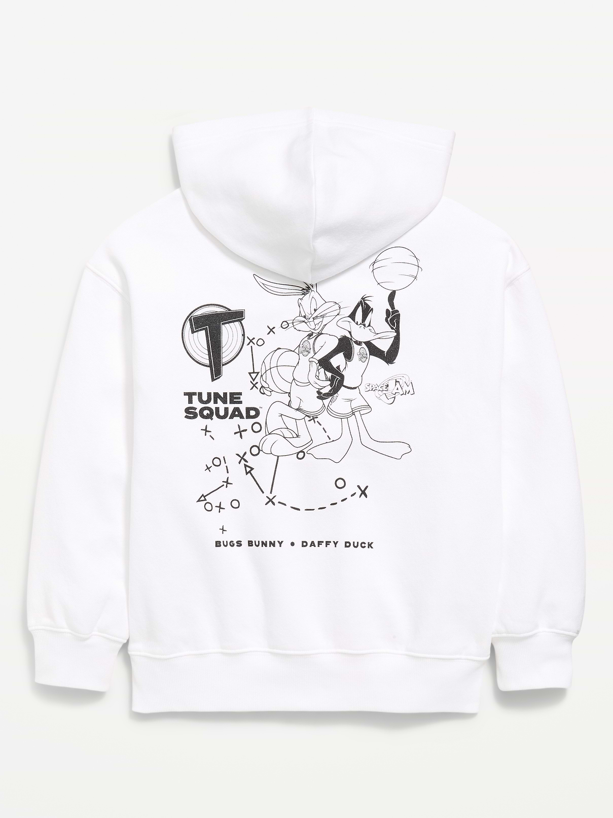 L'image numéro 2 présente Chandail à capuchon surdimensionné Space Jam™ unisexe pour enfant