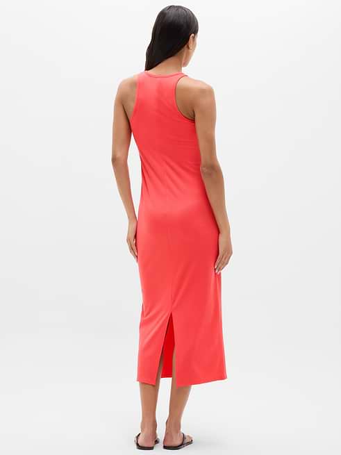 athleta sizzle halter dress Women's Signature Rib Maxi Siren Size XS 210425