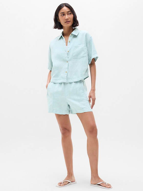 Retreat Linen Short Sleeve Shirt