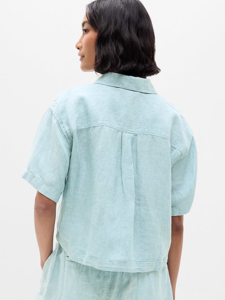 Image number 6 showing, Retreat Linen Short Sleeve Shirt
