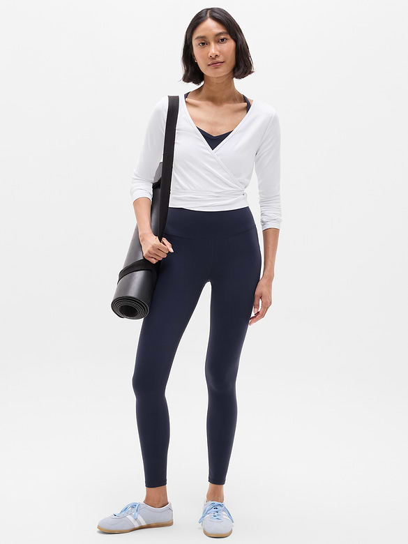 Transcend Wrap Crop Top