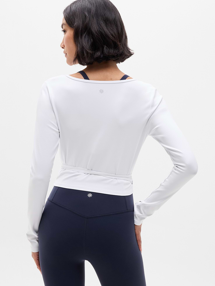 Image number 3 showing, Transcend Wrap Crop Top