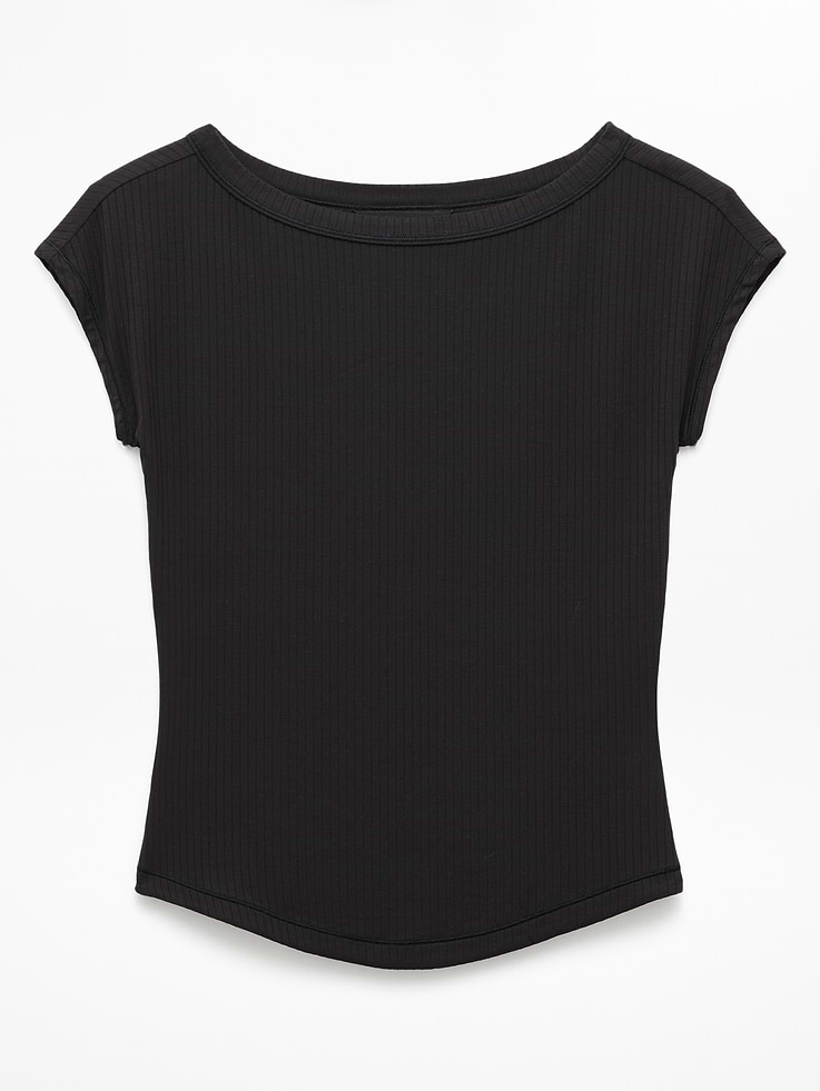 Image number 7 showing, Perfect Rib Boatneck Tee