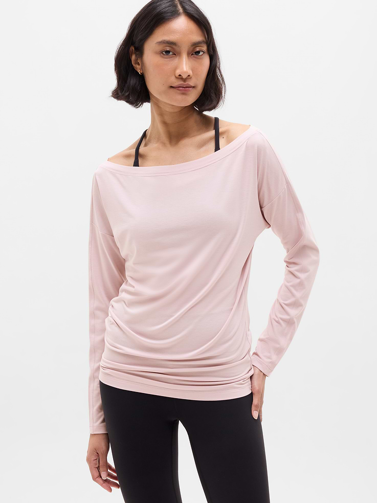 Image number 1 showing, Move With Ease Off The Shoulder Top