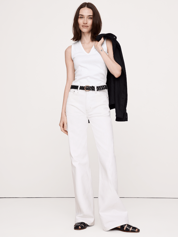 Minimalist Cotton V-Neck Tank